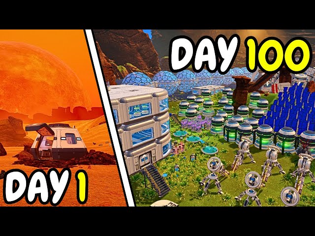 I Spent 100 days in Planet Crafter 1.0