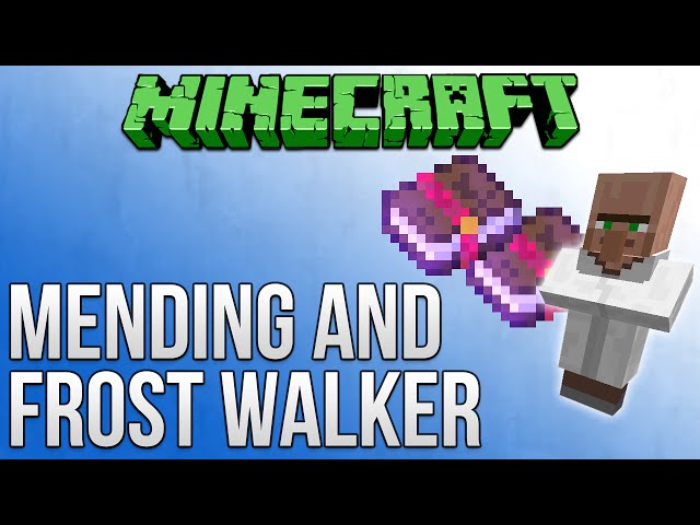 Minecraft 1.9: How To Get Mending & Frost Walker Enchantments Tutorial
