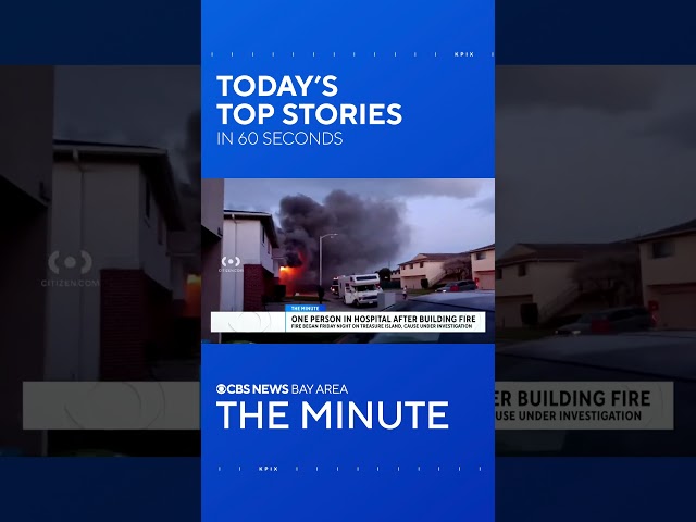 THE MINUTE: Canal rescue mission, Treasure Island house fire, and SD Padres vs. SF Giants