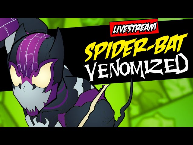 SPIDERMAN x BATMAN VENOMIZED (Livestream Coloring)