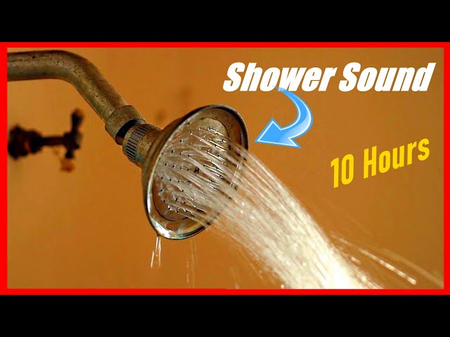 Water Sounds for Relax or Sleep, Running Shower, 10 Hours ASMR
