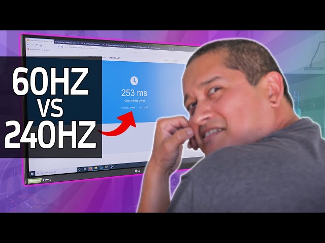 60Hz vs 240Hz Gaming: Does it REALLY Make a Difference?