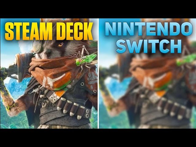 Steam Deck vs Nintendo Switch - Biomutant