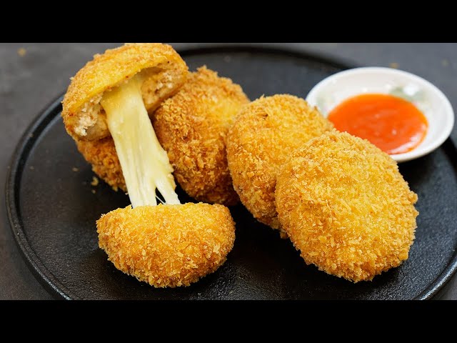 Homemade Chicken Nuggets with Cheese ! Easy Chicken Nuggets Recipe