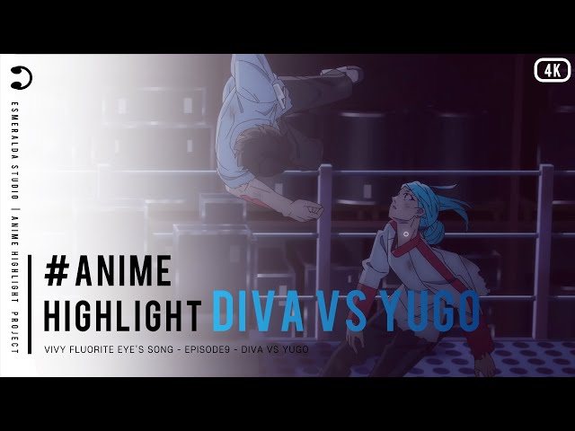 『4K』 Diva and Matsumoto vs Antonio and Yugo (Vivy Fluorite Eyes Song)