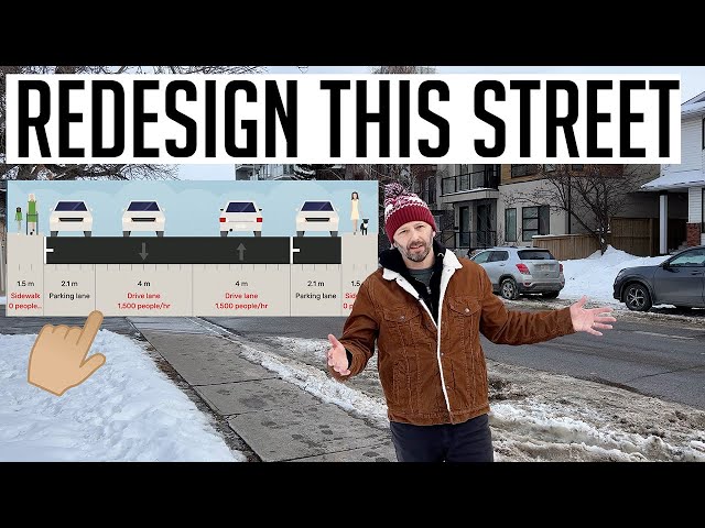Help redesign this street so it's better for all users