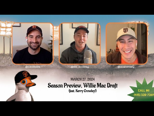 Season Preview, Willie Mac Draft (feat. Kerry Crowley!)