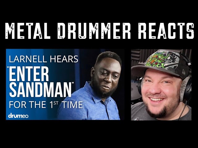 Larnell Lewis Hears "Enter Sandman" For The First Time (Reaction)