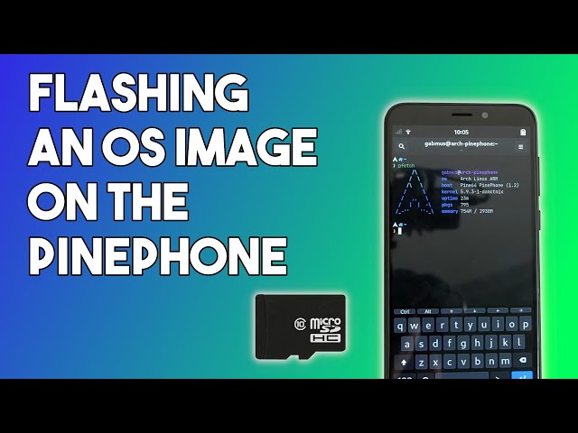 How to flash OS images on the Pinephone (SD or eMMC)