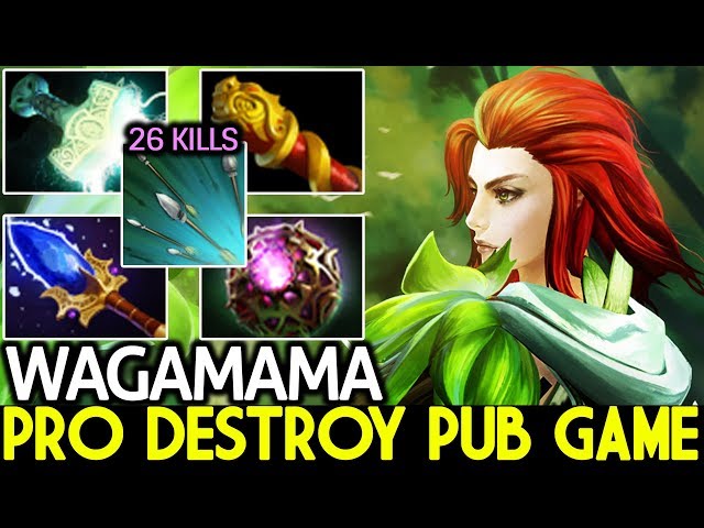 Wagamama [Windranger] One Ultimate Kill Pro Destroy Pub Game 26 Kills 7.21 Dota 2