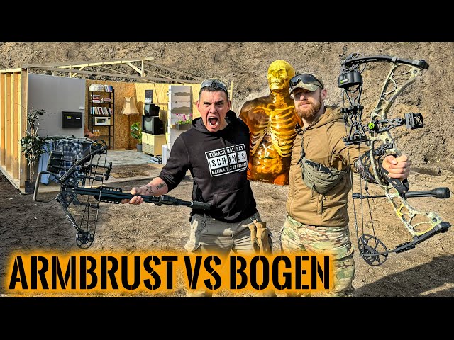 ARMBRUST vs BOGEN mit @FritzMeinecke -  Wie sicher ist eine Wohnung | Teil 1 | Survival Mattin