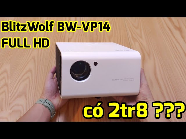 BlitzWolf BW-VP14 máy chiếu Full HD 6000 lumens mà giá chỉ 2tr8 : Vô Địch Rồi ???