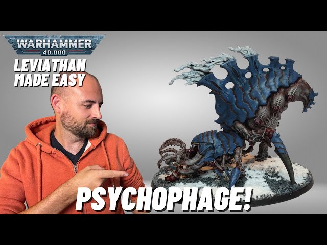 How to paint the Psychophage from Leviathan for Tyranids in #new40k!