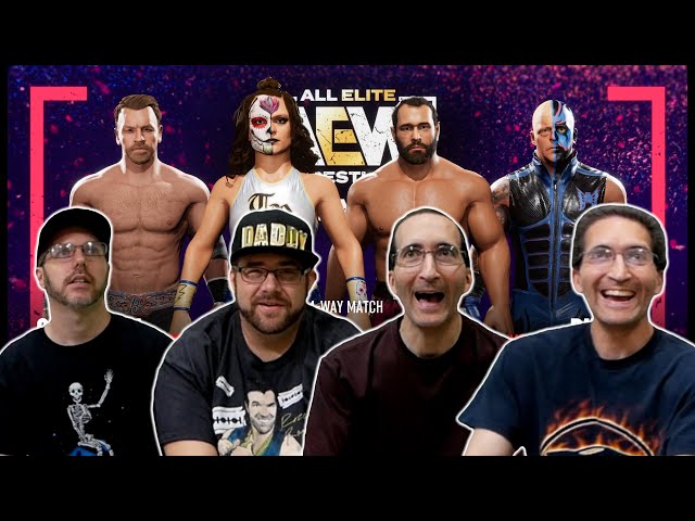 AEW: Fight Forever 4 Way Title Match (Perplexing Pixels Championship)