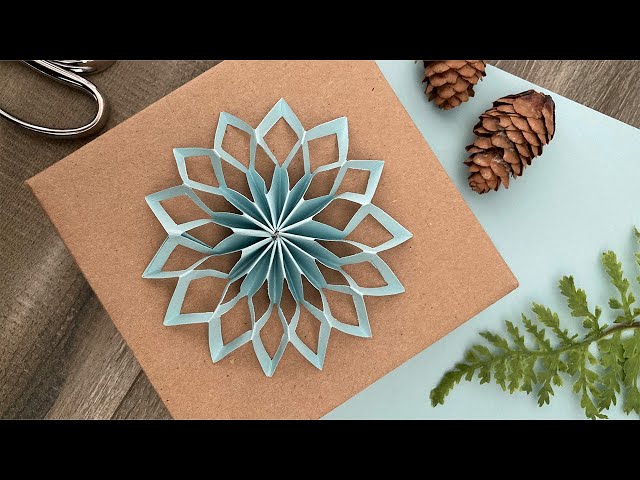 Snowflake Gift Topper | Gift Wrapping