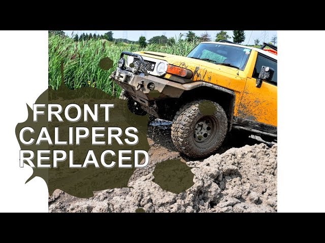 How To Install Front Brake Calipers, Toyota FJ, Four Runner, Tacoma
