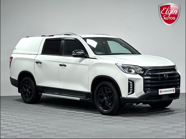 2022 - Ssangyong Musso Saracen Double Cab 2.2 Auto - Grand White with Canopy - Walkround Video