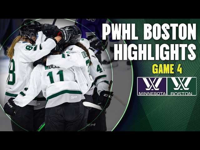 PWHL Finals Highlights: Dramatic, Double OT Ending Between Boston And Minnesota
