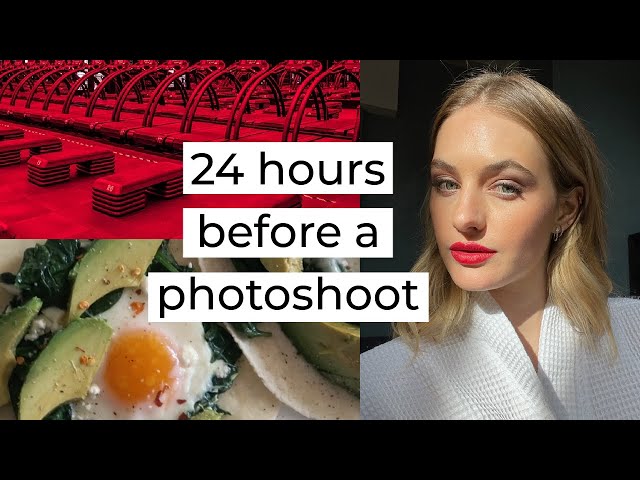 24 hours before a photoshoot // A Day in the Life of a Model // Sanne Vloet