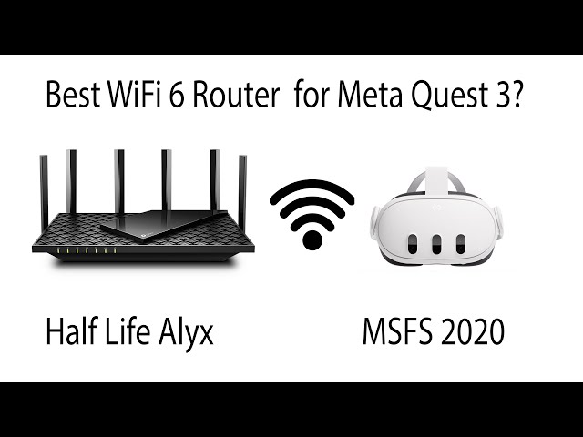 Meta Quest 3 VR + Virtual Desktop + WiFi 6 TP-Link AX73 Router MSFS, Half Life Alyx RTX 3080 Test