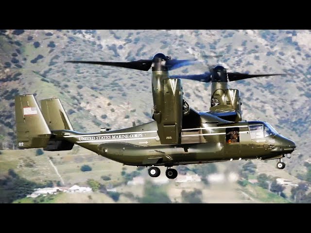 V-22 OSPREY FIRST TEST FLIGHT Presidential MV-22 Osprey Returns to Flight After Grounding