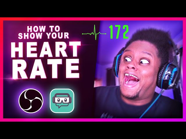 How to show your HEART RATE Monitor [Twitch Youtube Videos OBS STUDIO STREAMLABS OBS Tutorial]