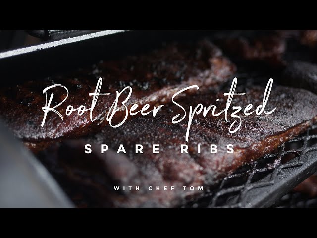 Root Beer Spritzed Spare Ribs