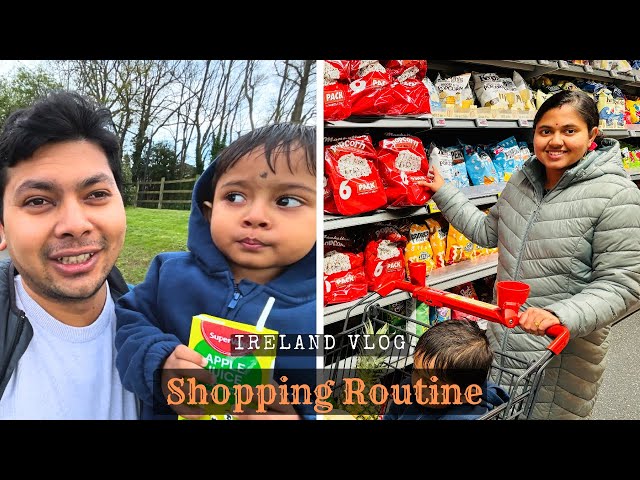 Shopping routine, Ireland vlog 😊 | Ireland me usual day, climate and routine 🙂
