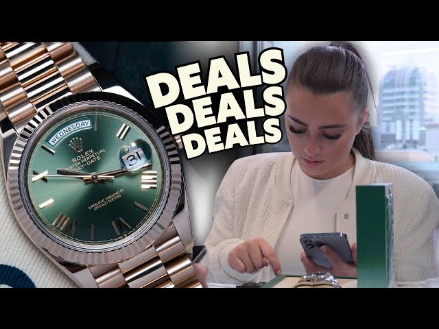 £50K WATCH SALE NEGOTIATION...He bought THREE watches! | Trotters Jewellers