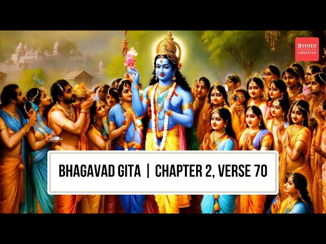 Stop Chasing! Find Peace Like the Ocean | Bhagavad Gita Verse 70 Explained