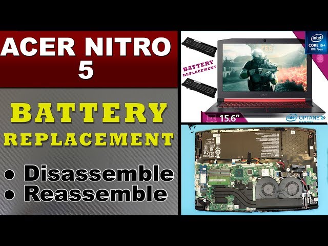 HOW change your ACER nitro 5 Series laptop battery
