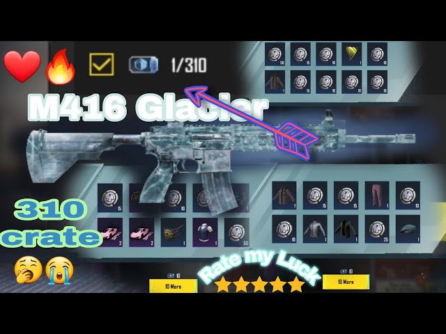 M416 Glacier Classic Crate Opening, How to get Glacier M416❄️❄️