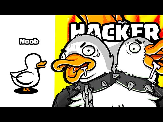 MY DUCK evolved in THE MUTANT DUCK... (Clusterduck)