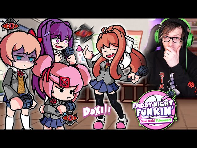 FNF Doki Doki Takeover is here and its amazing