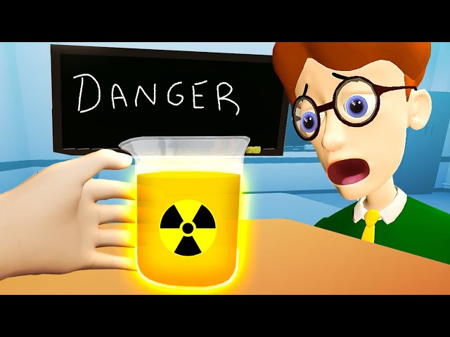 Destroying my Classroom with DANGEROUS Chemicals - Bad Boy Simulator VR