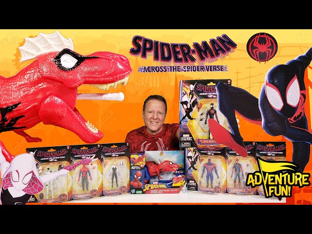 Spider-Man: Across The Spider-Verse Toy Action Figures T-Rex Spider-Rex AdventureFun!