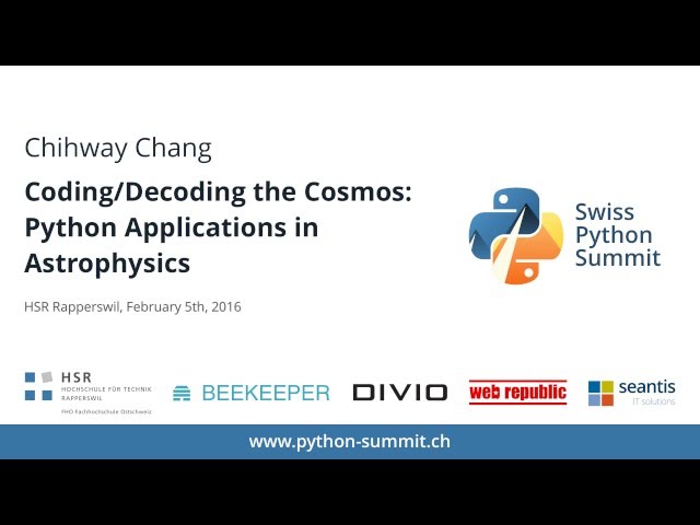 Chihway Chang – Coding/Decoding the Cosmos – SPS16