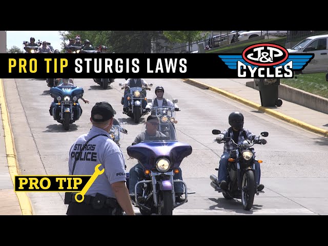 Know Your Sturgis Rally Motorcycle Laws : Pro Tip