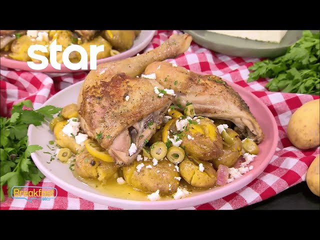 Κοτόπουλο λεμονάτο στο φούρνο με πατάτες baby | Σταύρος Βαρθαλίτης