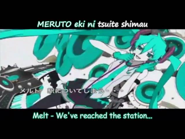 Hatsune Miku - Melt OffVocal Piano English Karaoke