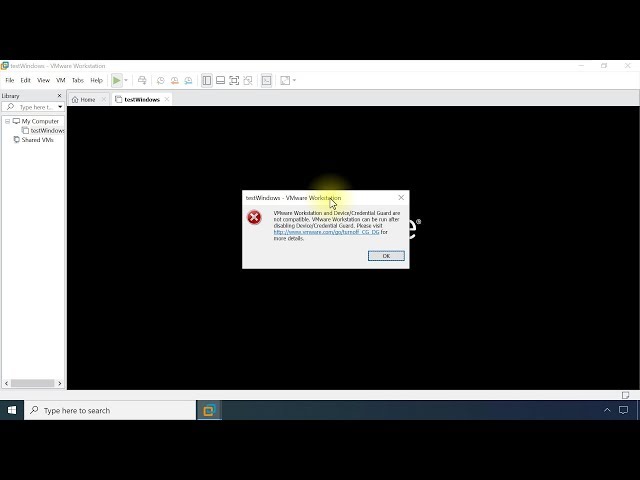 How to fix VMware Workstation and Device/Credential Guard are not compatible