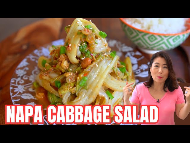 Korean Napa Cabbage Side Dish Salad with Soybean Paste [DoenJang] DELICIOUS & HEALTHY RECIPE 배추 된장무침