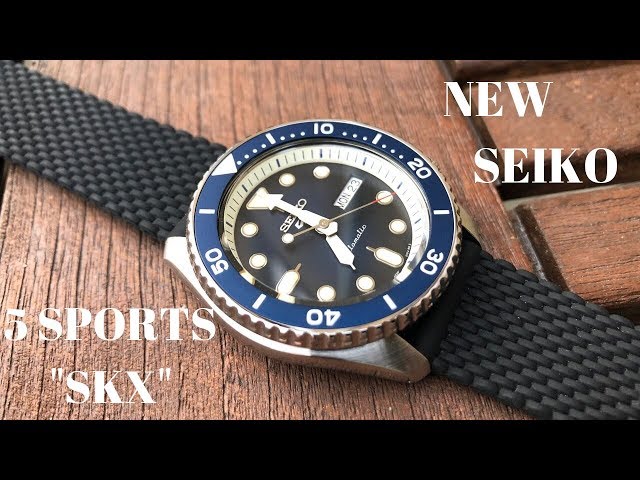 This New Seiko 5 Sports Is Stunning - Blue SRPD71K1