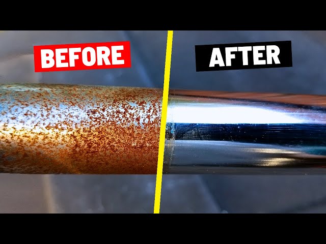 How To Easily Clean & Restore Chrome. Removing Rust from Chrome. Fastest & Easiest Ways