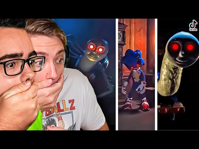 My FRIEND Reacting to EVIL SONIC.EXE And CURSED THOMAS!