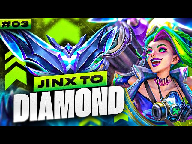 Jinx Unranked to Diamond #3 - Jinx ADC Gameplay Guide | Season 13 Jinx Gameplay