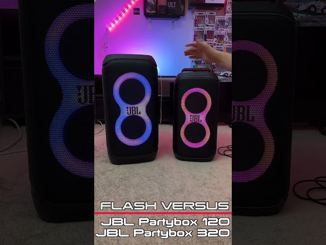 FLASH VERSUS - JBL Partybox 320 VS JBL Partybox 120