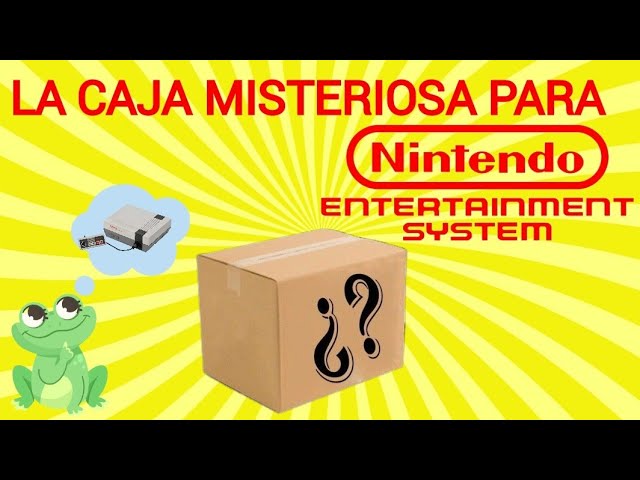 La caja misteriosa con contenido para Nintendo Entertainment System - NES