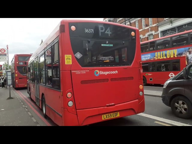 (LAST AND FINAL WEEK OF STAGECOACH) SLN 36371 LX59EDF On Route P4 At Brixton