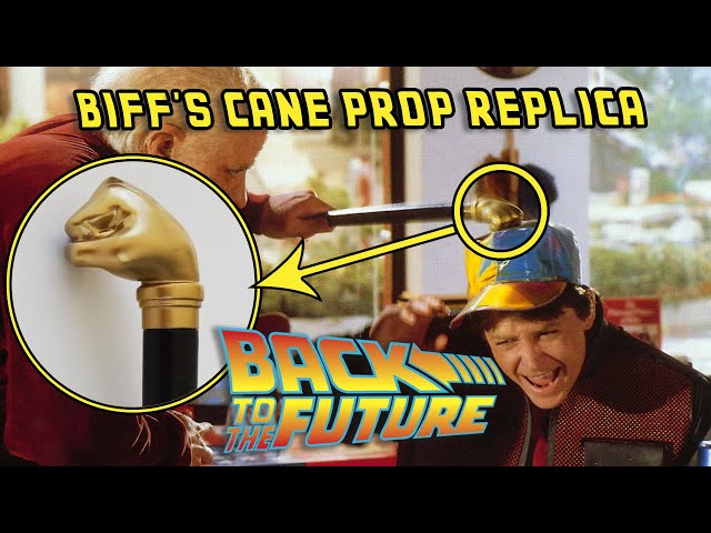 Check Out Biff Tannen's Iconic Cane Prop | Official "Back To The Future" Replica